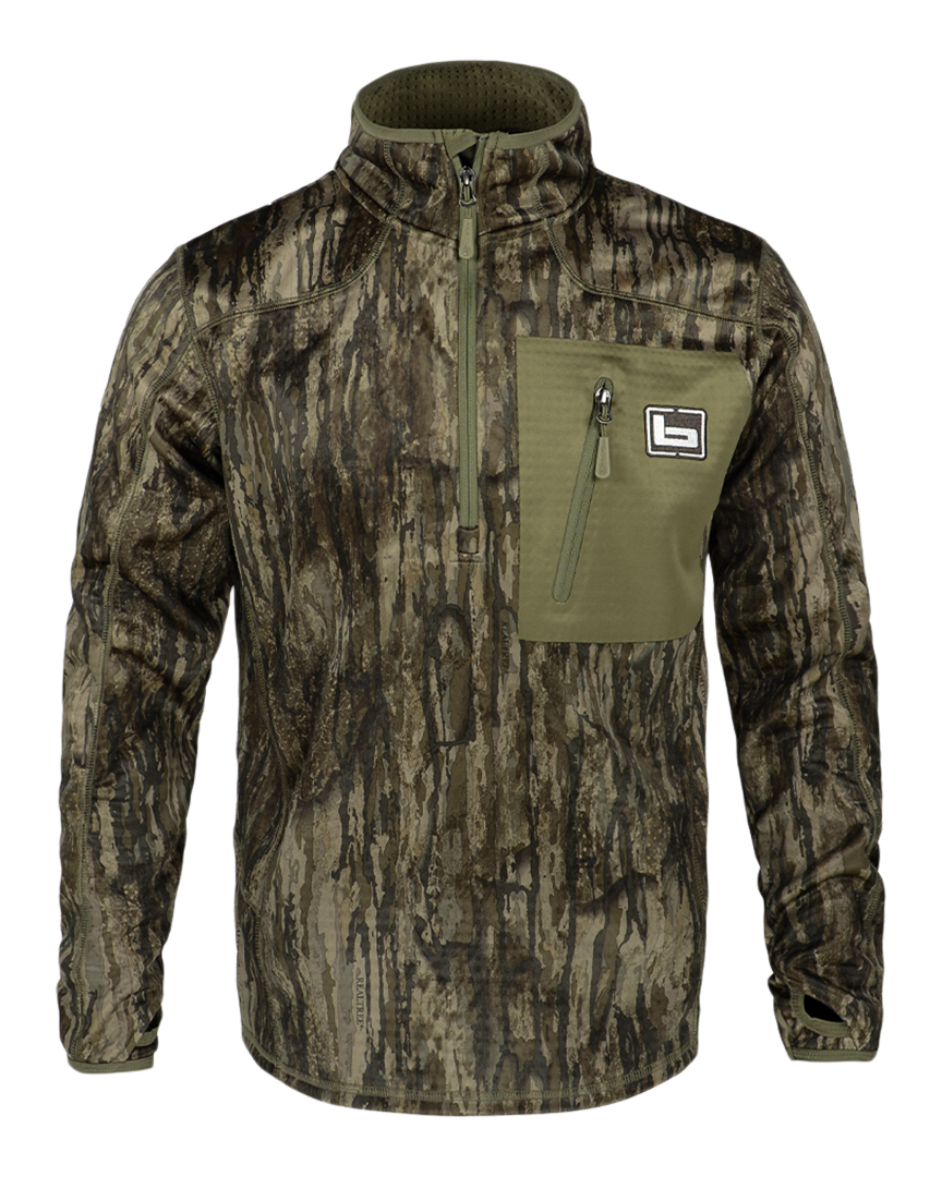 Banded camo pullover sales