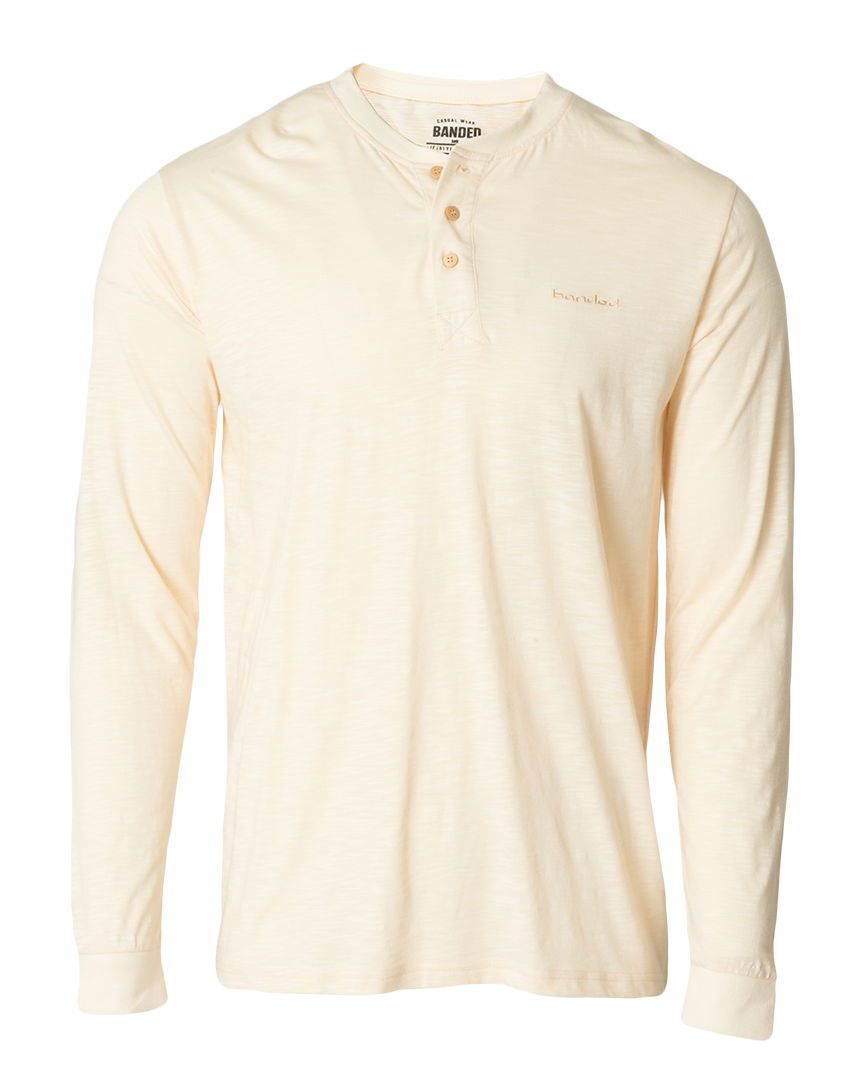 Brush Creek Henley Long-Sleeve Top - Banded Casual