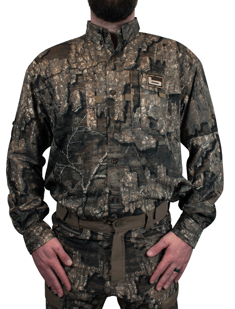Mossy Oak Vented Treklite Shirt Men's XL Camo Vented Hunting