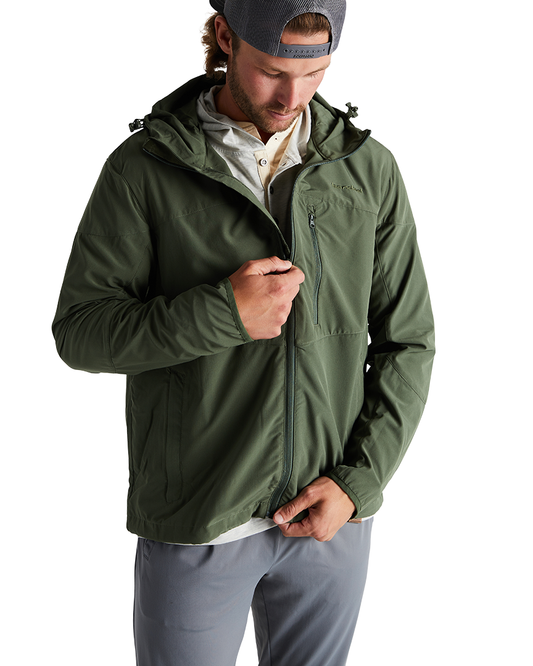 Banded Casual All Season Shell Jacket