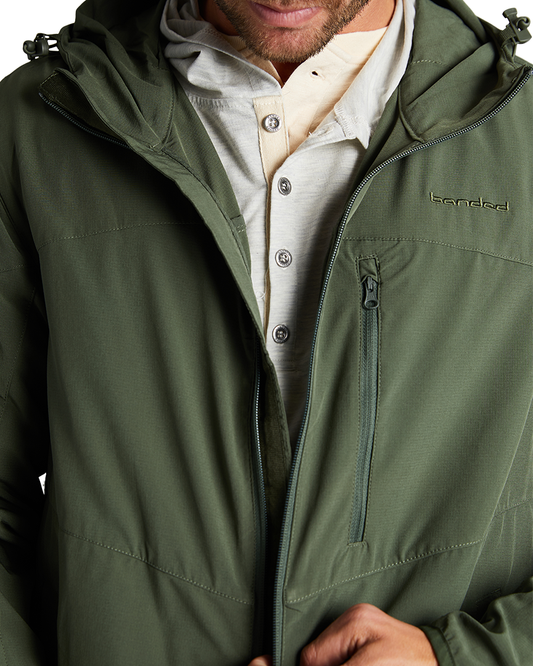Banded Casual All Season Shell Jacket