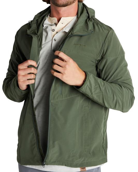 Banded Casual All Season Shell Jacket