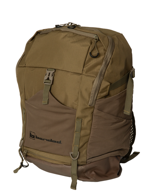 Banded arc welded waterproof top backpack