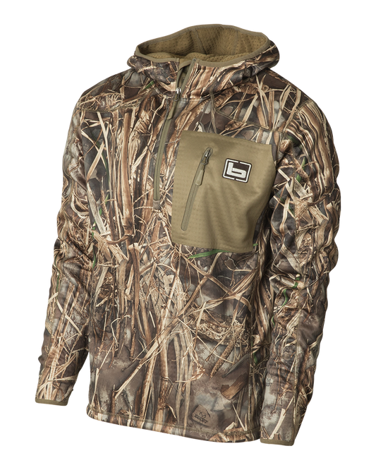 Banded camo hoodie discount