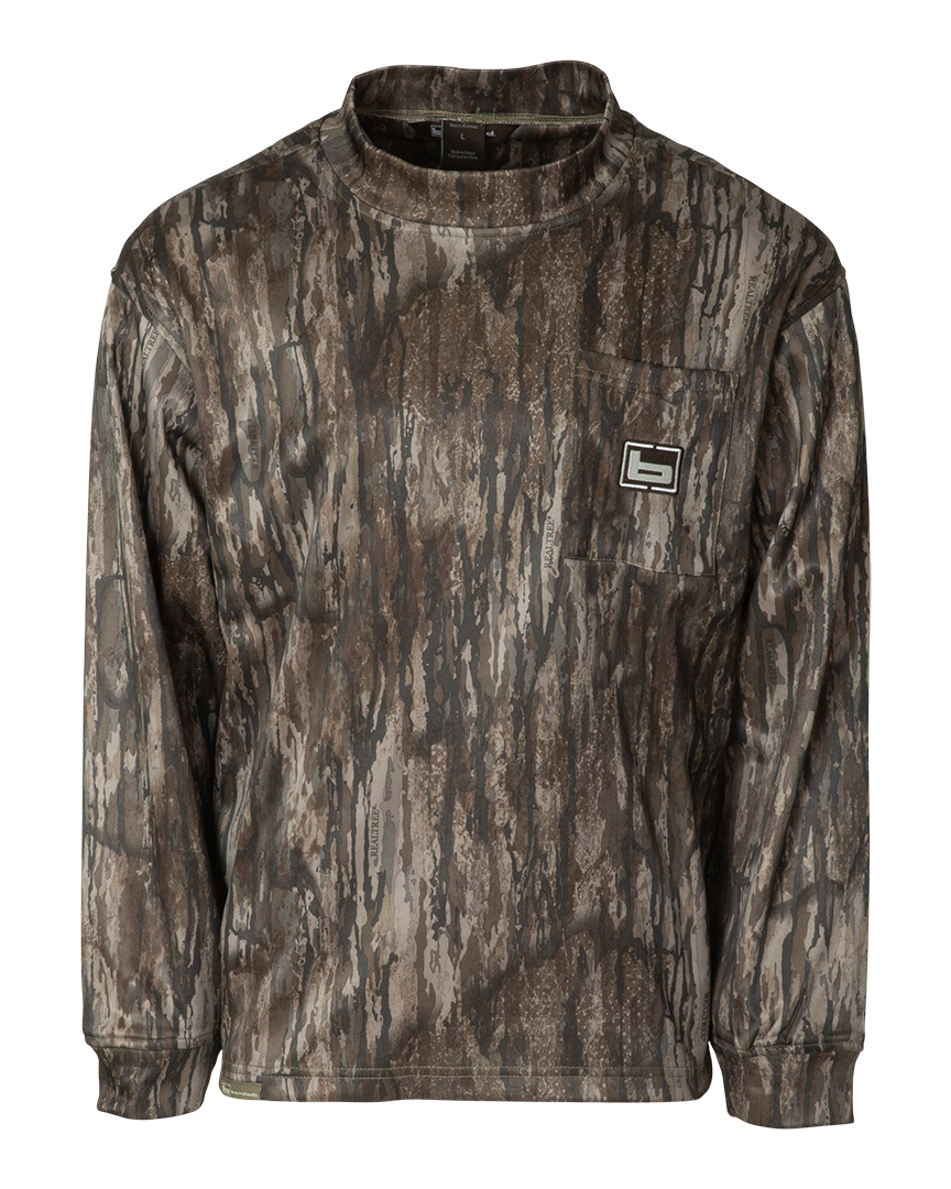 Fleece Mocking TEC Fleece Mock Neck Shirt – Banded