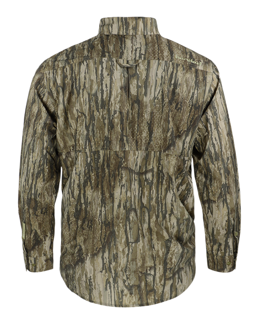hunting dress shirts Guide Gear Camo Shirts for Men, Button Up Shirts Long Sleeve Camouflage for Hunting RT APX