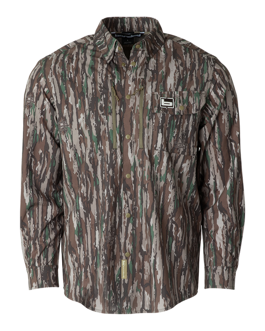 hunting dress shirts Bob Allen High Prairie Long Sleeve Hunting Shirt XL / Tan/Green