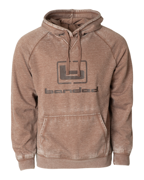 Banded logo hoodie sales