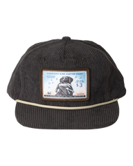banded Corduroy Goat Rope Cap