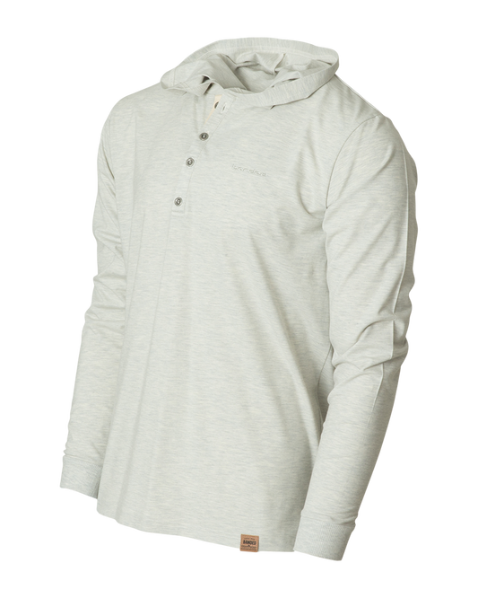 Five Oaks Hooded Henley Banded Casual