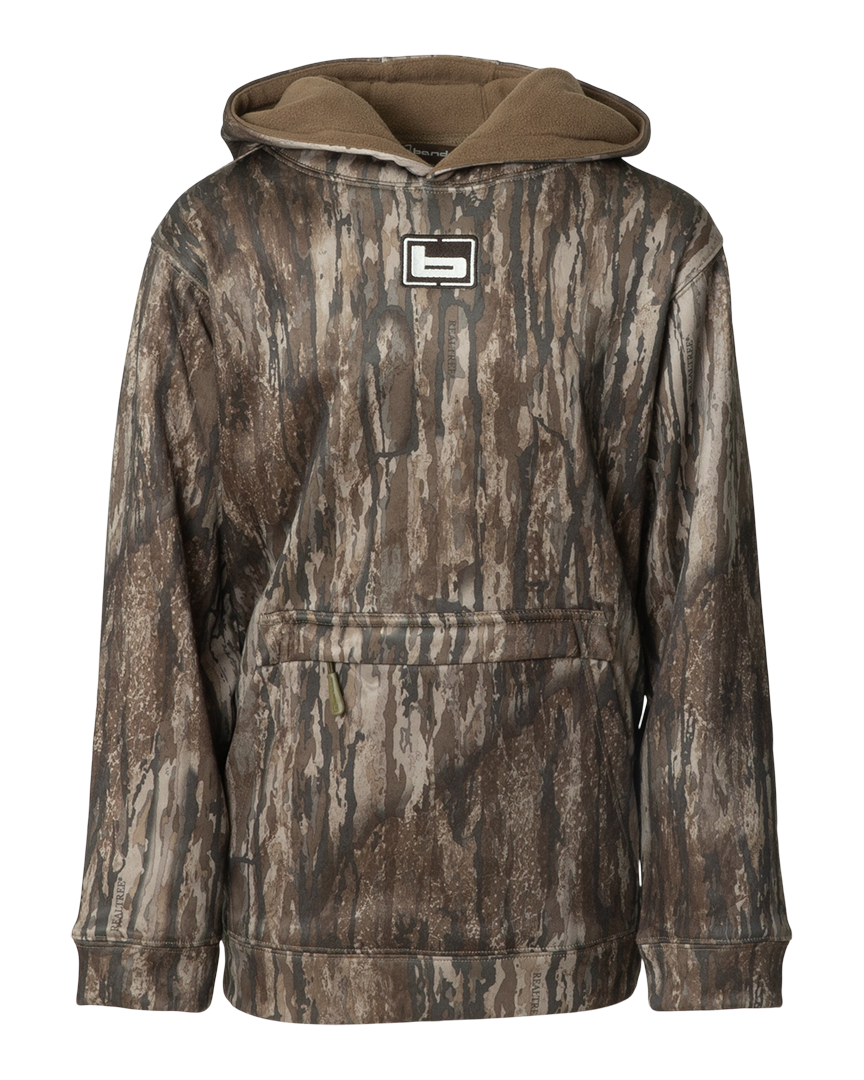 Banded camo pullover discount