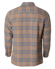 Everglades Flannel in the color Slate Plaid Banded Casual Wear and Lifestyle Apparel
