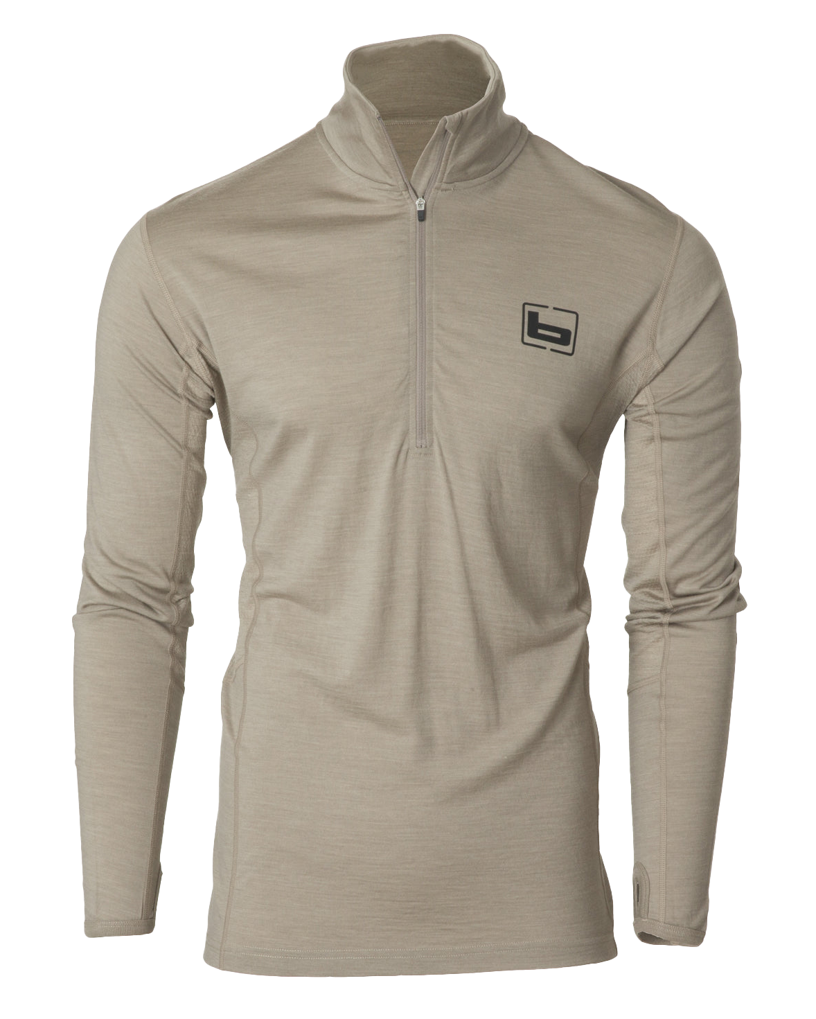 Banded Base Merino Wool 1/4 Zip Pullover