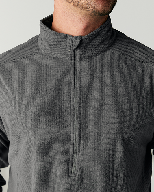 【BAON】Funda waffle string jumper Waffle Fleece 1/4 Zip – Banded