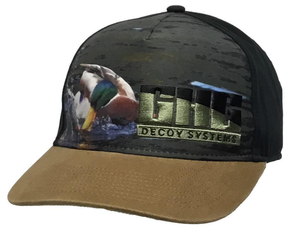 Black Salmon Sublimation Hat