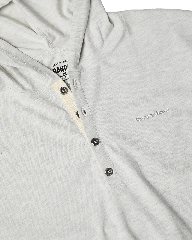 Banded Casual Five Oaks Hooded Henley Product Image