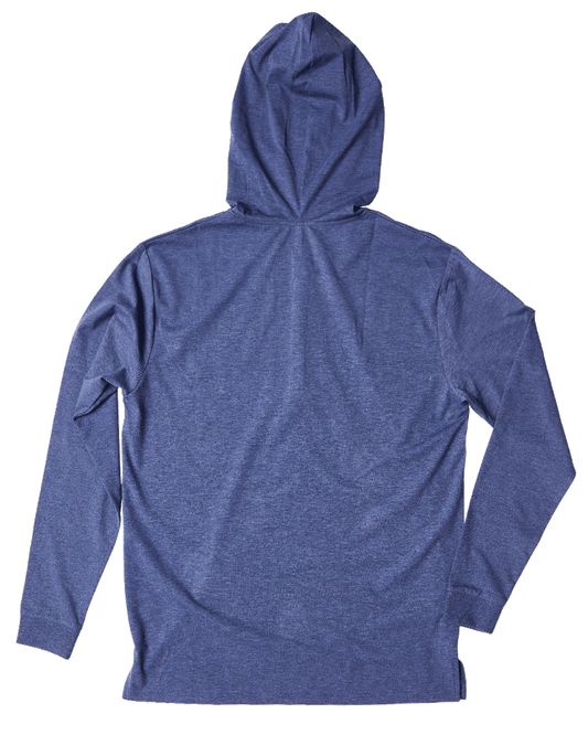 Banded Casual Five Oaks Hooded Henley Product Image Night SHadow
