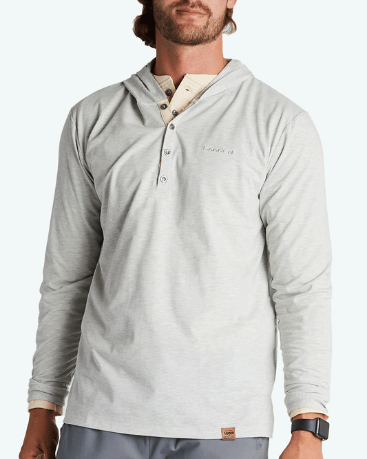 Hooded 2025 henley shirt