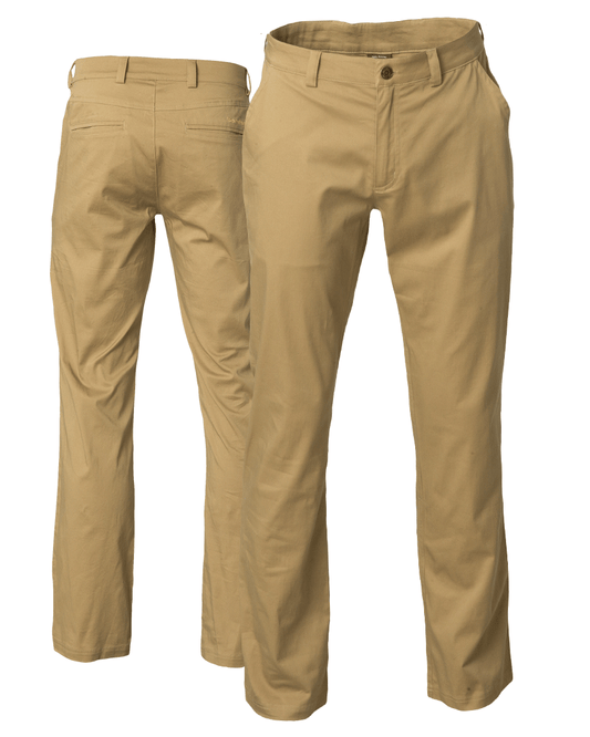 Banded Casual Wear 365 Chino Twill Pant in Khaki Color