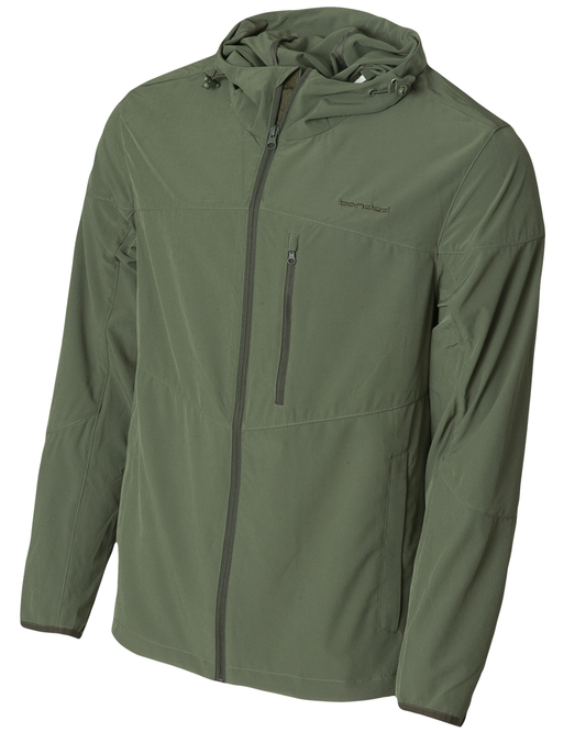 Banded sales rain jacket