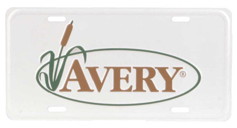 Avery-license-plate