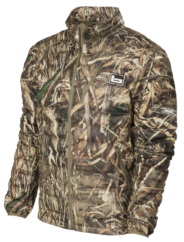 Banded agassiz goose down jacket shop