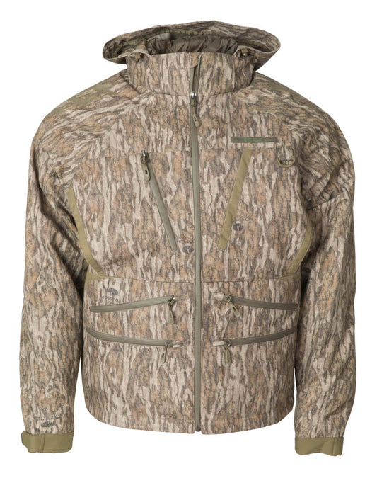 Banded Calefaction ELITE 3 in 1 PrimaLoft Insulated Wader Jacket in Mossy Oak Bottomland camouflage