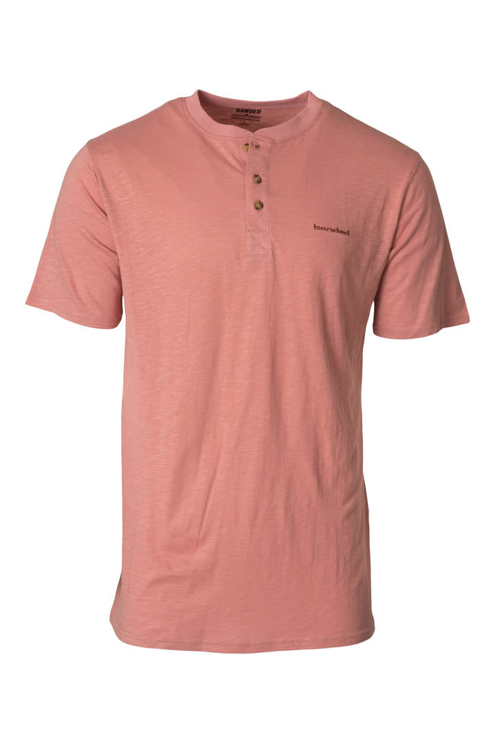 B1030031_Whiskey_Creek_Short_Sleeve_Henley_AshRed_Front