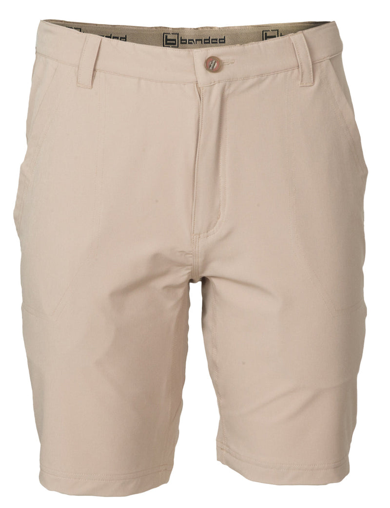 B1260002_Stretchable_Swag_Short_KHAKI_Front