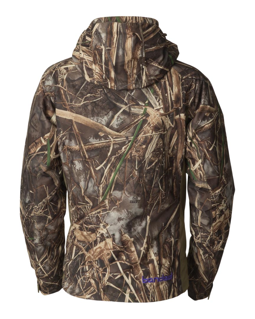 Banded white river jacket clearance