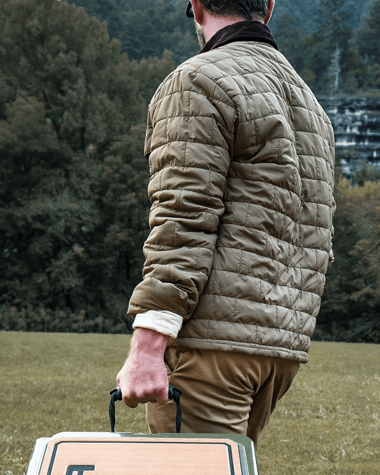 Mens insulated 2025 shirt jackets