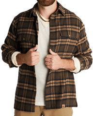 Everglades Flannel in the color Brown Timber Plaid Banded Casual Wear and Lifestyle Apparel