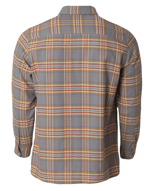 Everglades Flannel in the color Slate Plaid Banded Casual Wear and Lifestyle Apparel