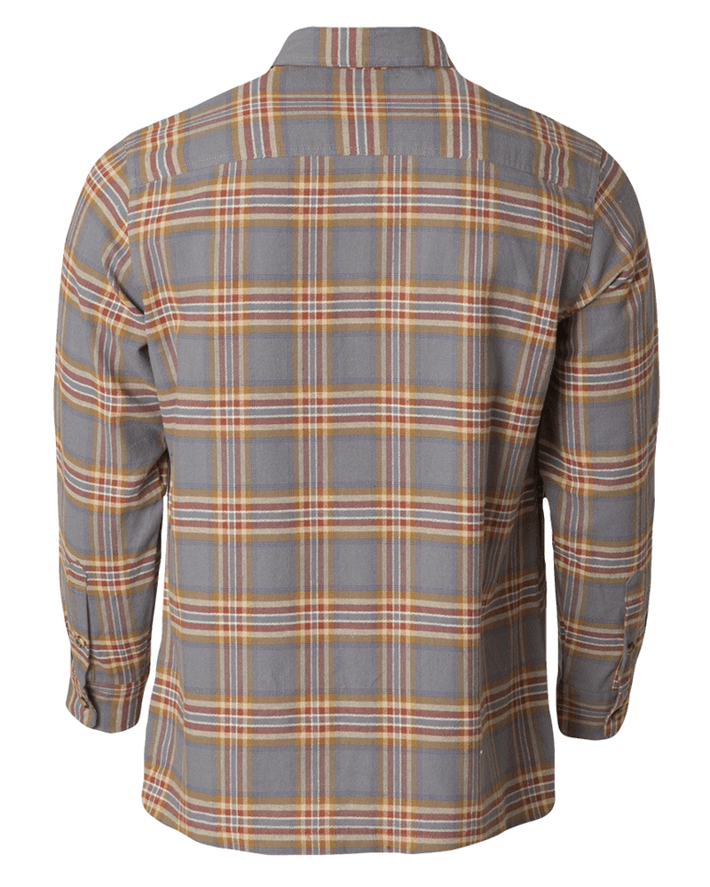 Everglades Flannel in the color Slate Plaid Banded Casual Wear and Lifestyle Apparel