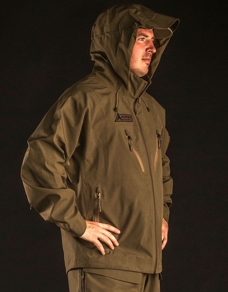 Banded store rain jacket