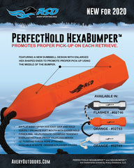 PerfectHold HexaBumper by Avery Sporting Dog - Labrador training with flasher bumper
