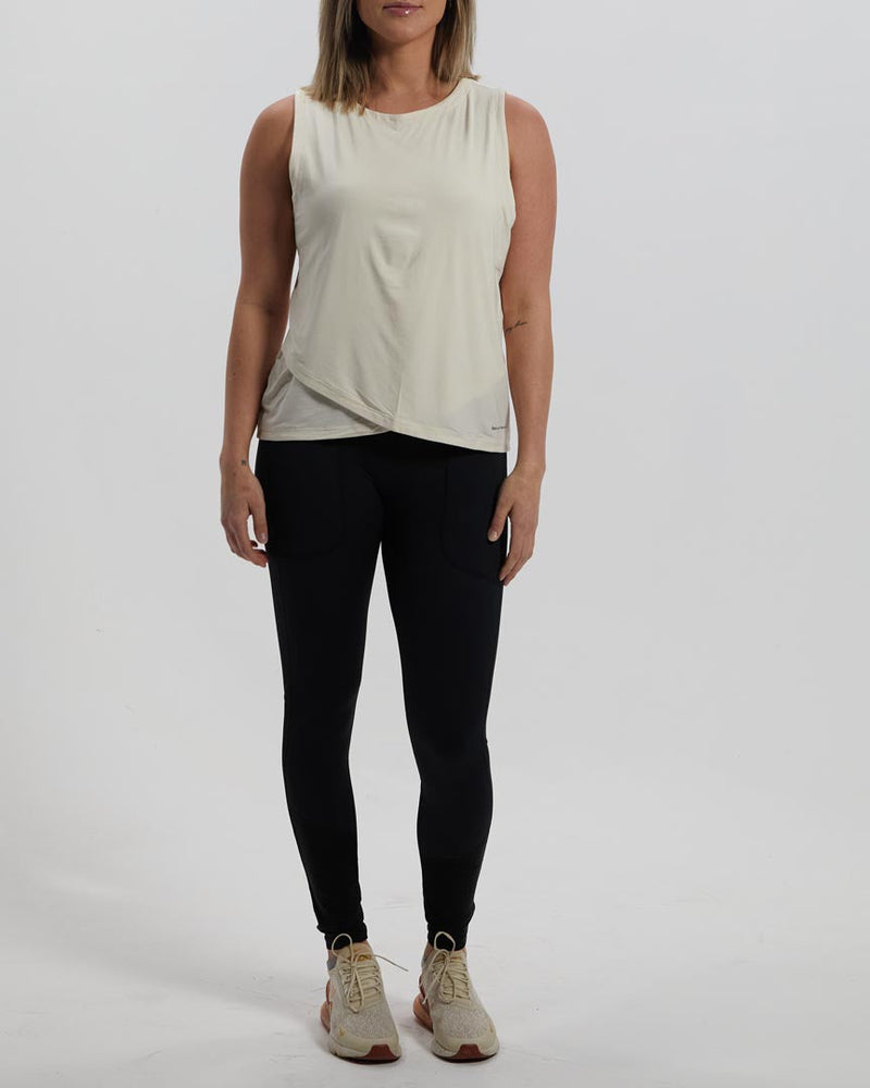 Banded Casual Women's Lush Tulip Tank