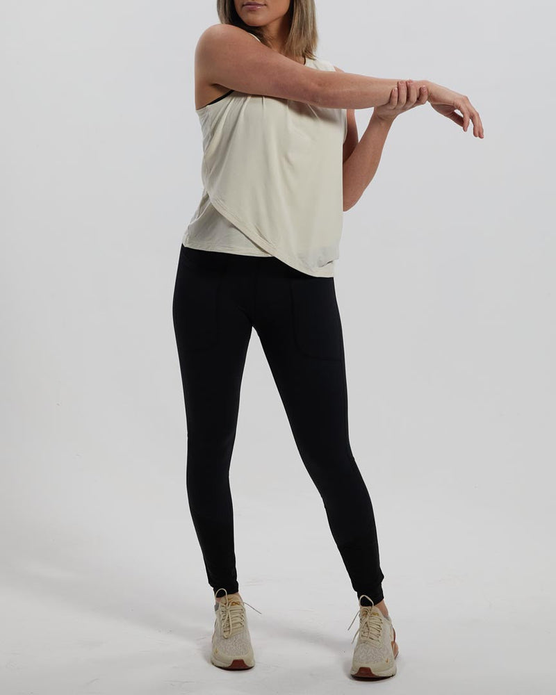Banded Casual Women's Lush Tulip Tank