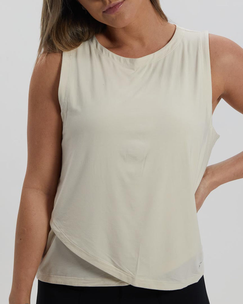 Banded Casual Women's Lush Tulip Tank
