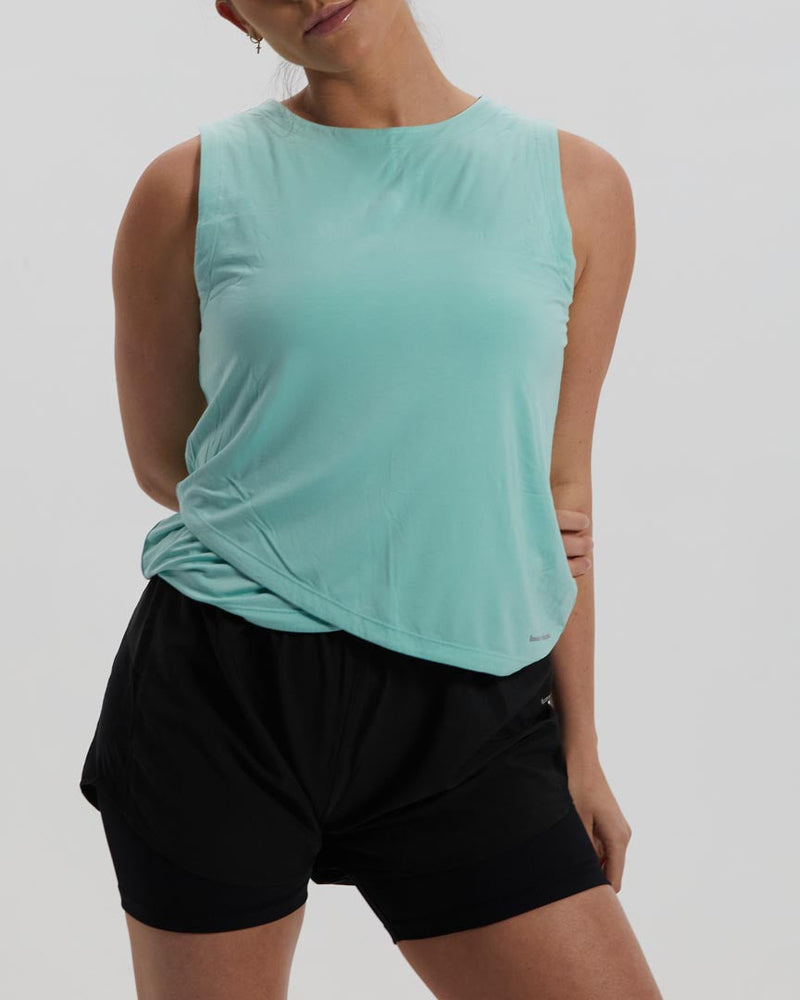 Banded Casual Women's Lush Tulip Tank