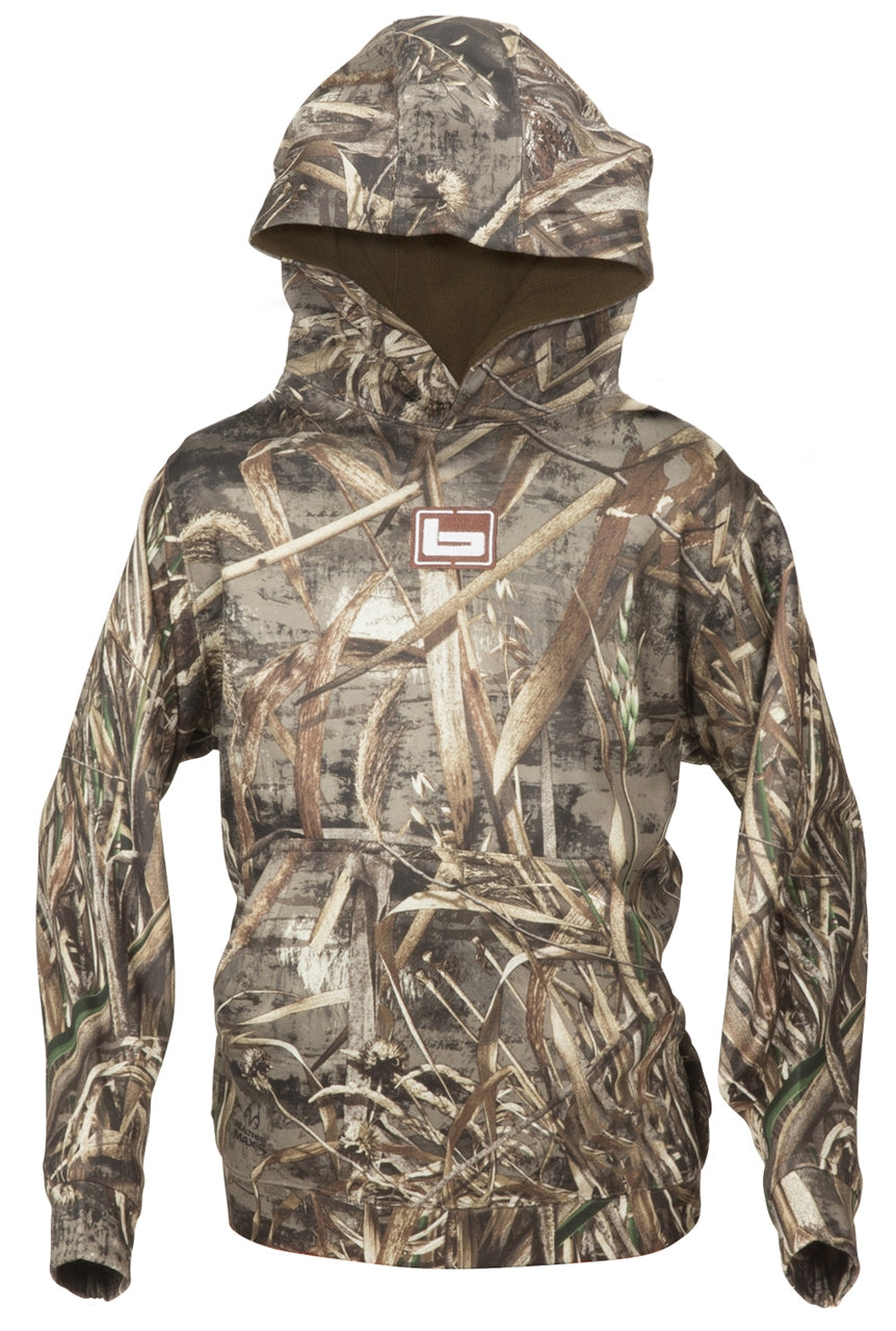 Banded atchafalaya camo pullover top